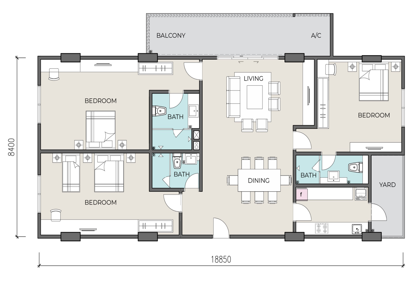 Type D3 - 1905 sq ft